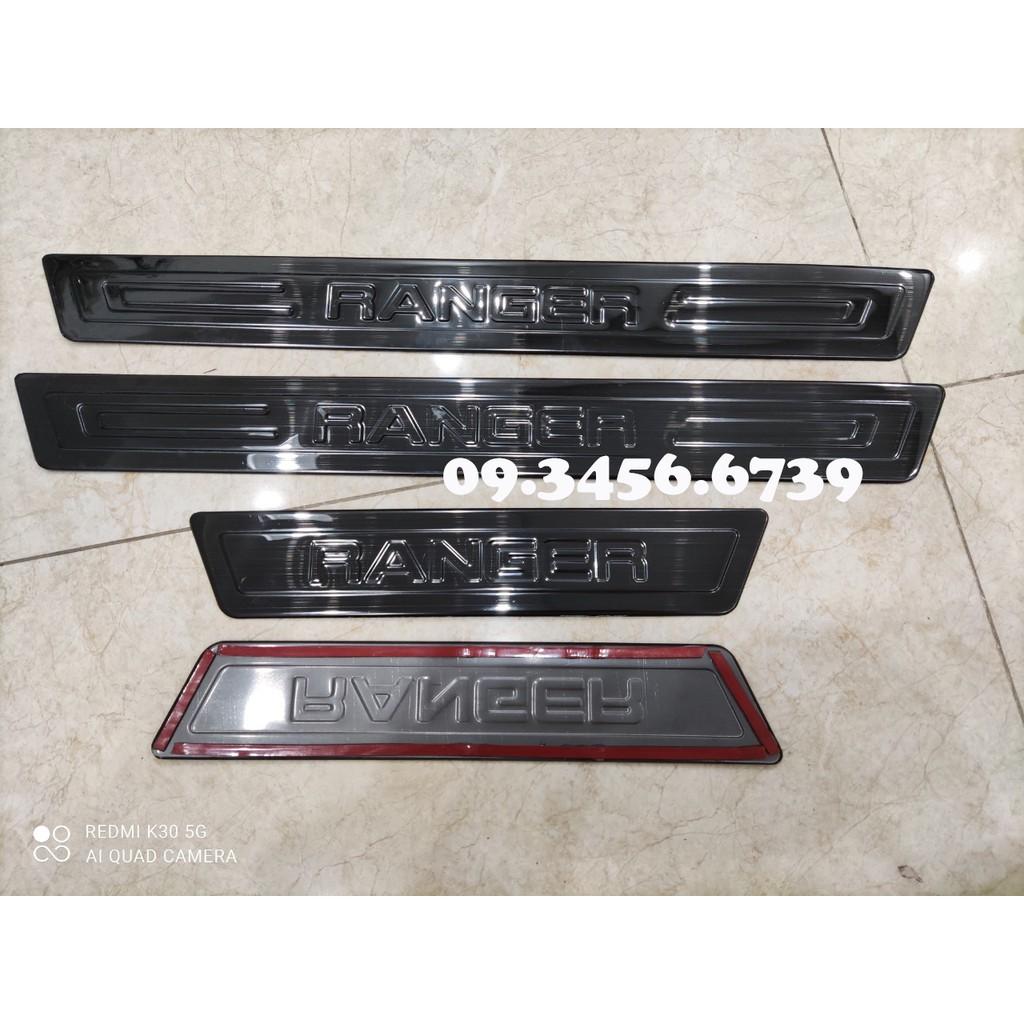 Ốp bậc cửa Xe Ford Ranger 2021 Mẫu TITAN