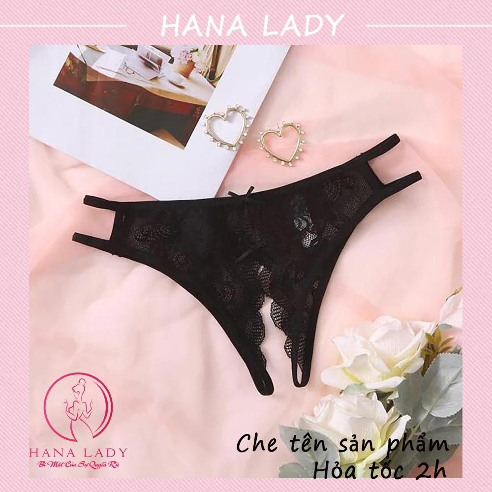 Quần lót lọt khe, quần chip hở đáy ren sexy quyến rũ LK077