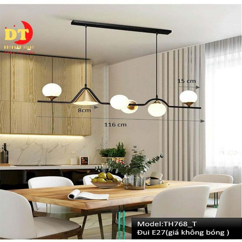 Đèn thả phòng khách bàn ăn phong cách hiện đại HTLQ1