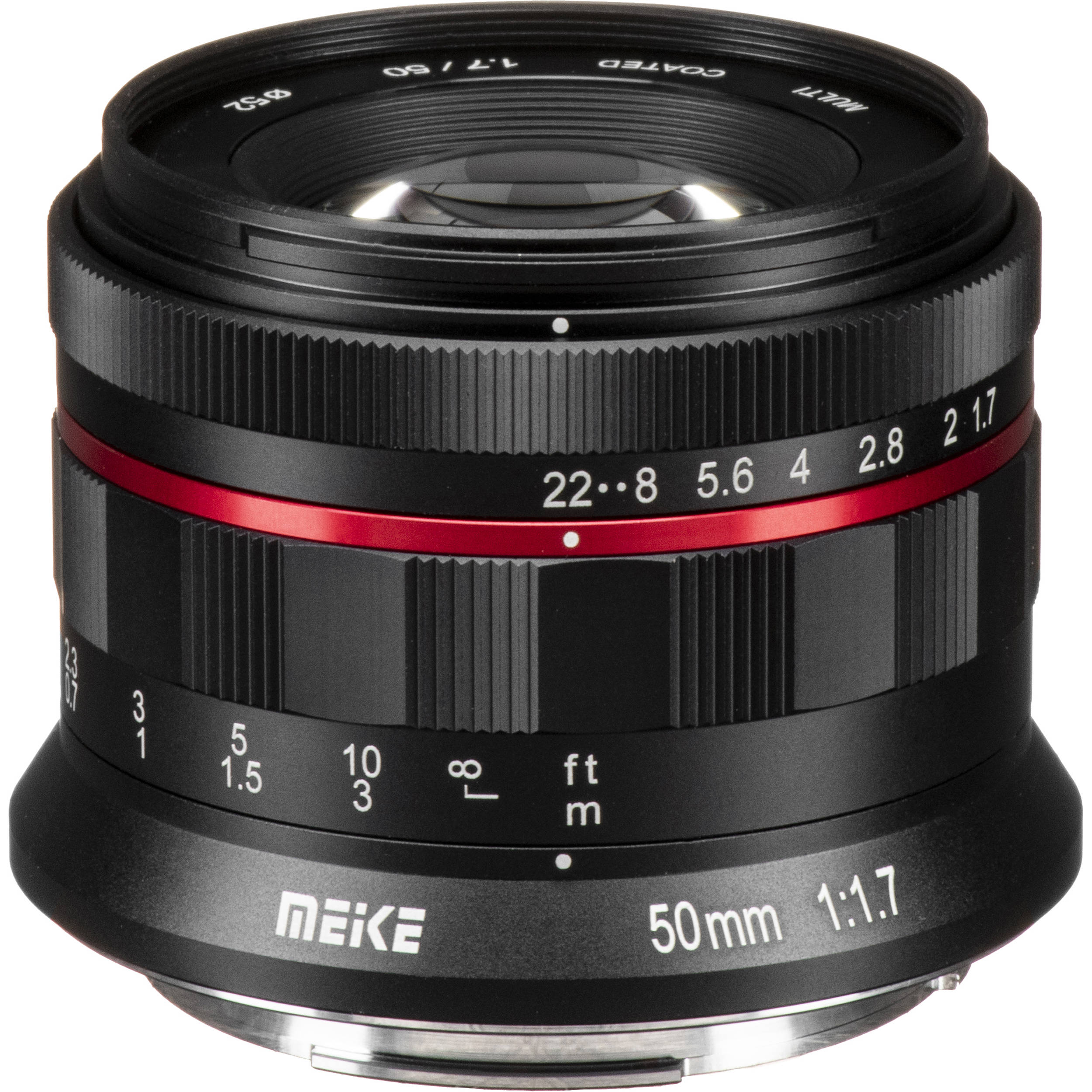 Ống kính Meike MK-50mm f / 1.7 cho Canon RF lấy nét thủ công- Hàng nhập khẩu