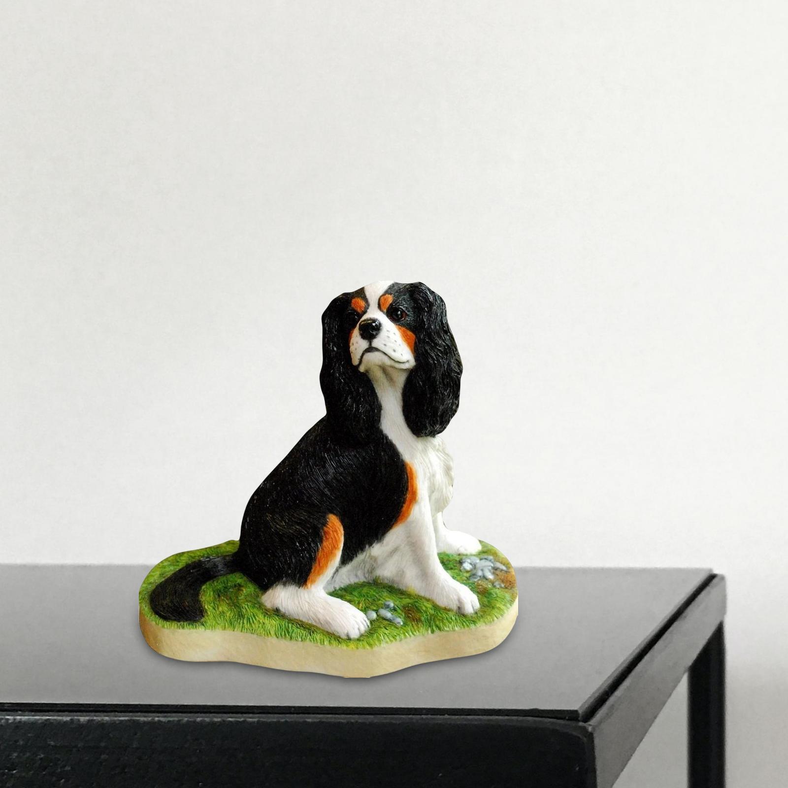Adorable  Dog Statue Figurine for Park Patio