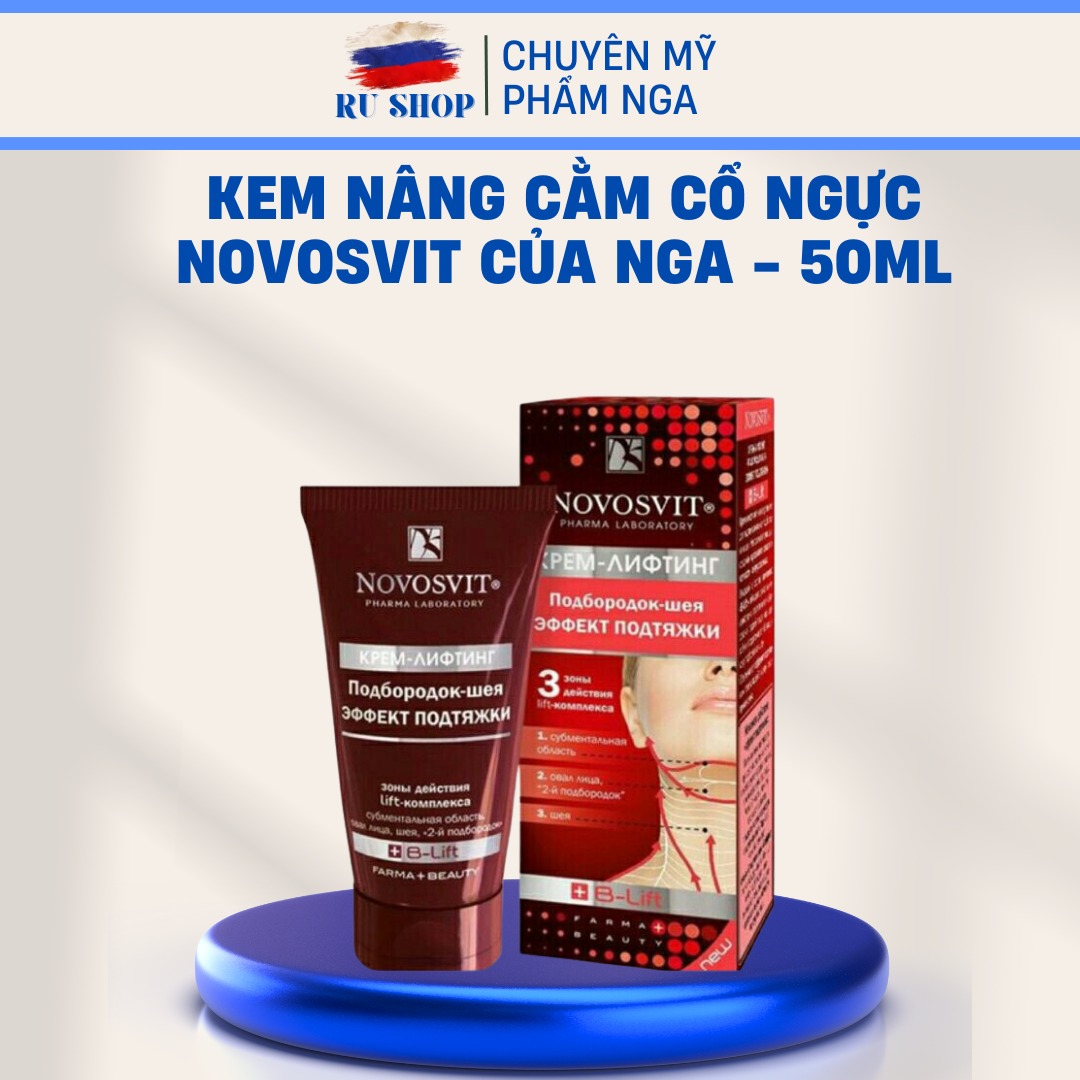 Kem nâng cằm cổ Novosvit chống chảy xệ