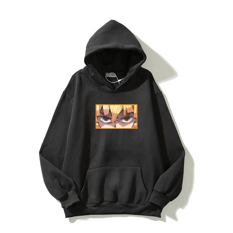 Áo Hoodie Nam Nữ ZENITSU 2 Vải Nỉ Ngoại Dầy Nón 2 Lớp Tay Bo Gân, Anam Store