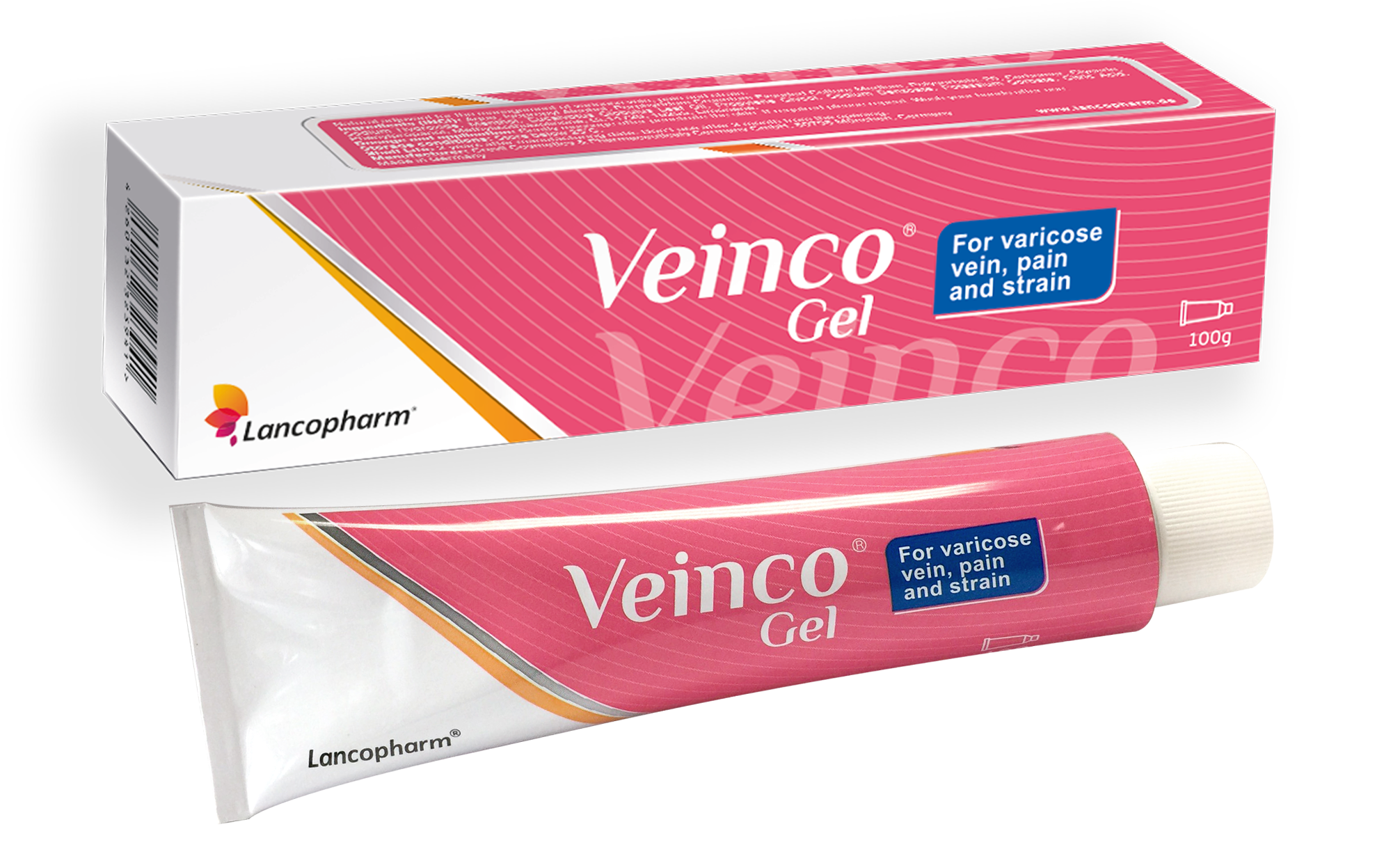 LANCOPHARM VEINCO GEL- Gel thoa cho những người bị suy giãn tĩnh mạch chân (tuýp 100g)