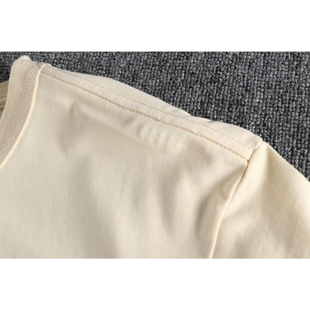 Áo thun cổ trụ 300G phong cách Retro_dã ngoại