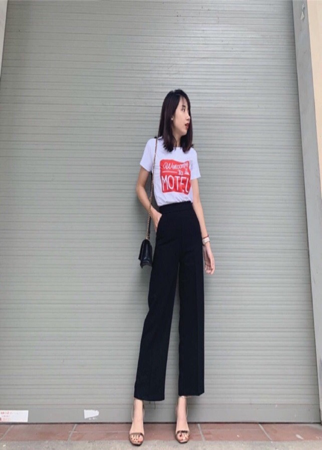 QUẦN CULOTTES VNXK KHÓA SƯỜN