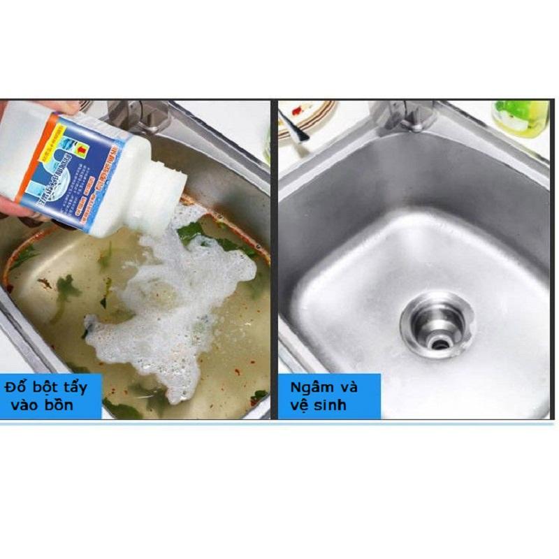 Bột Thông Tắc Đường Ống Thần Thánh Cực Mạnh, Loại Lớn - Bột Thông Tắc Bồn Cầu ,Bồn Rửa Bát, Đường Ống Thoát Nước