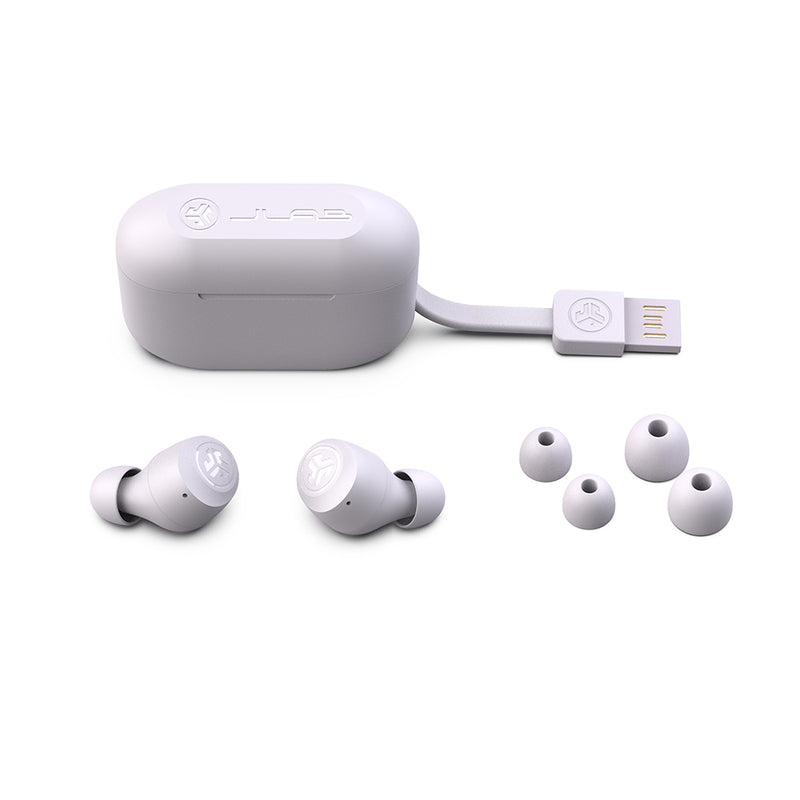 Tai nghe Bluetooth True Wireless Go Air Pop JLab màu tím nhạt (Lilac) - Hàng chính hãng