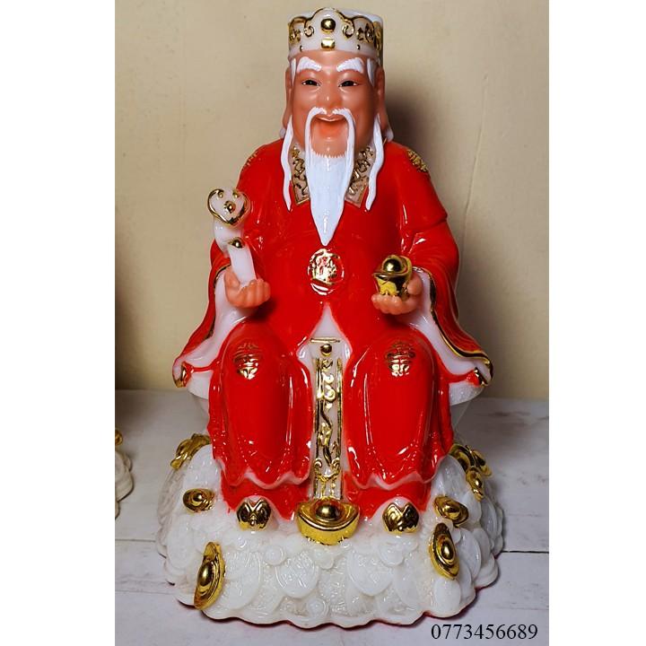 Tài Địa Đá đám mây 6 inch màu đỏ