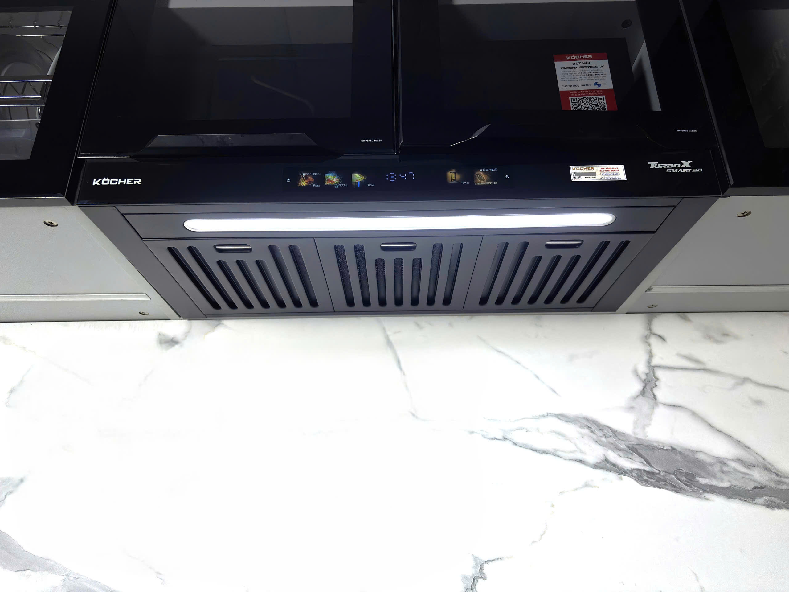 Máy Hút Mùi Kocher TURBO X3D-350D - Hàng Chính Hãng