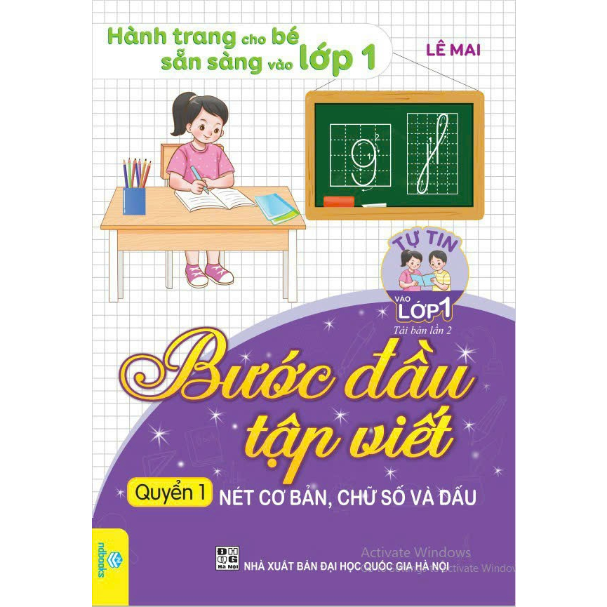 Sách - Combo 2 cuốn Bước Đầu Tập Viết (Hành trang cho bé sẵn sàng vào lớp 1) - ndbooks