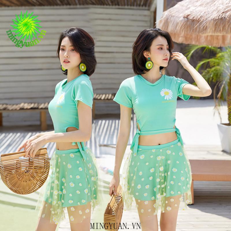 Bộ Đồ Bơi Hai Mảnh Mỏng Nhẹ Thời Trang Cho Nữ