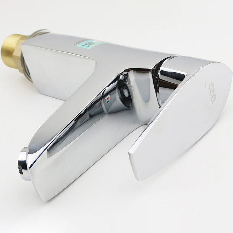 Vòi Lavabo Nóng Lạnh Đồng Mạ Chrome Eurolife EL-SUN 02 (Trắng Bạc)