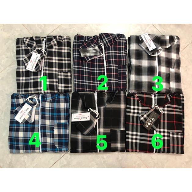 Áo chống nắng kẻ caro nam