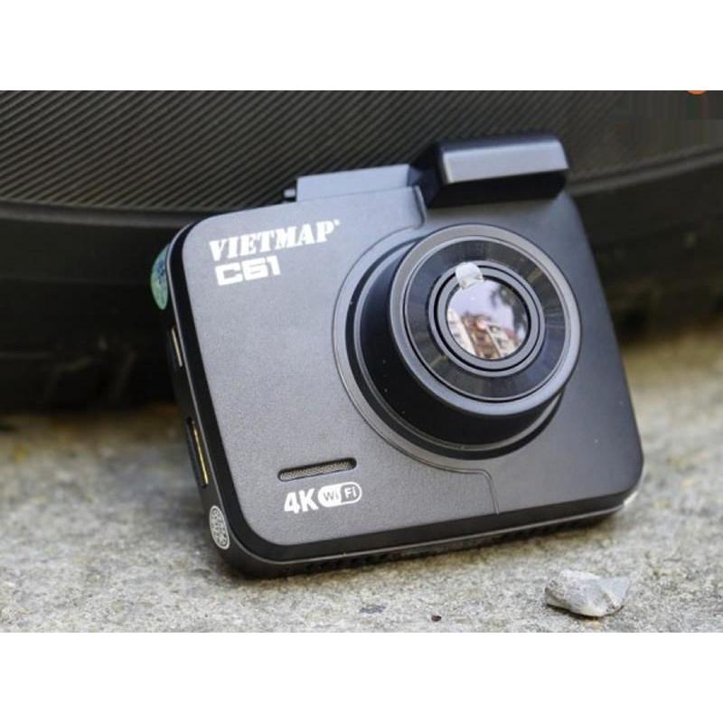 Camera Hành Trình Ô Tô Xe Hơi VIETMAP C61 - Màn Hình Full HD 4K, Cảnh Báo Giao Thông