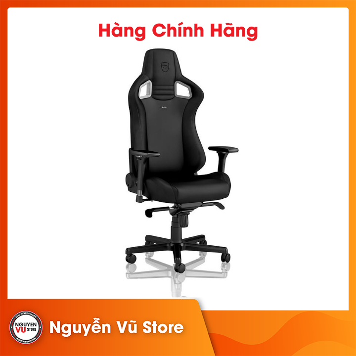 Ghế gaming cao cấp Noblechairs Epic Black Edition PU leather - Hàng chính hãng