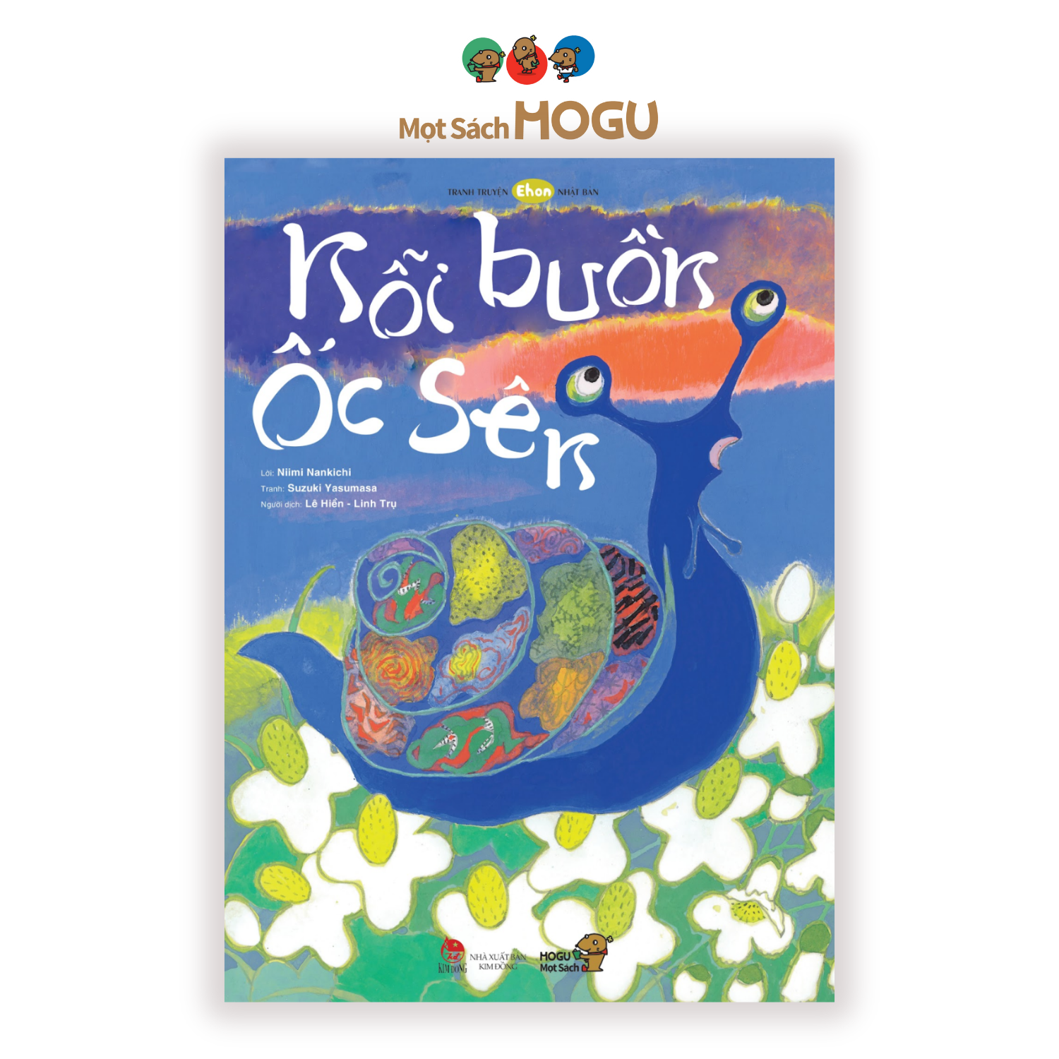 Ehon - Phát triển tư duy - Nỗi buồn ốc sên - cho bé 3-6 tuổi.
