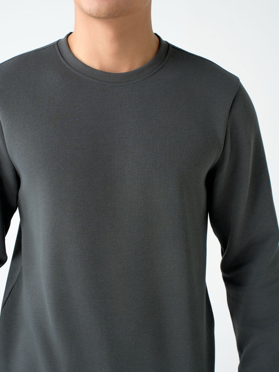 Áo Thun Ấm Tay Dài Nam 5S FASHION Soft-Warm Chất Nỉ Mềm Mịn, Dày Dặn, Trơn Basic Dễ Mặc (ANI24027)