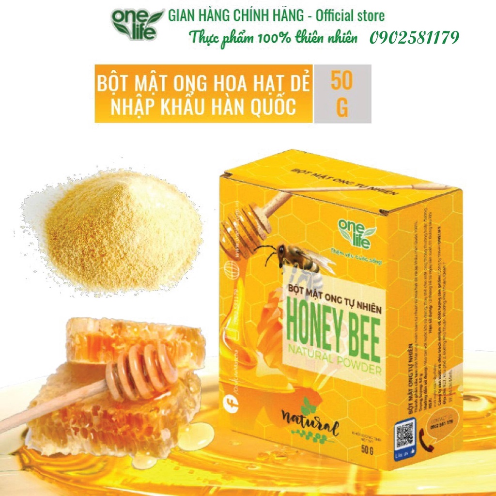 Bột Mật Ong Tự Nhiên OneLife (Hộp 50gr)