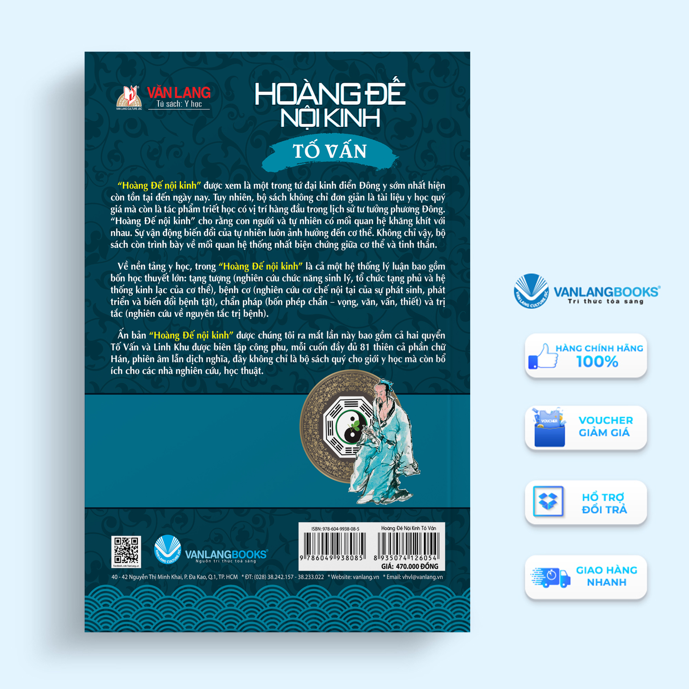 Hoàng Đế Nội Kinh - Tố Vấn  - Vanlangbooks