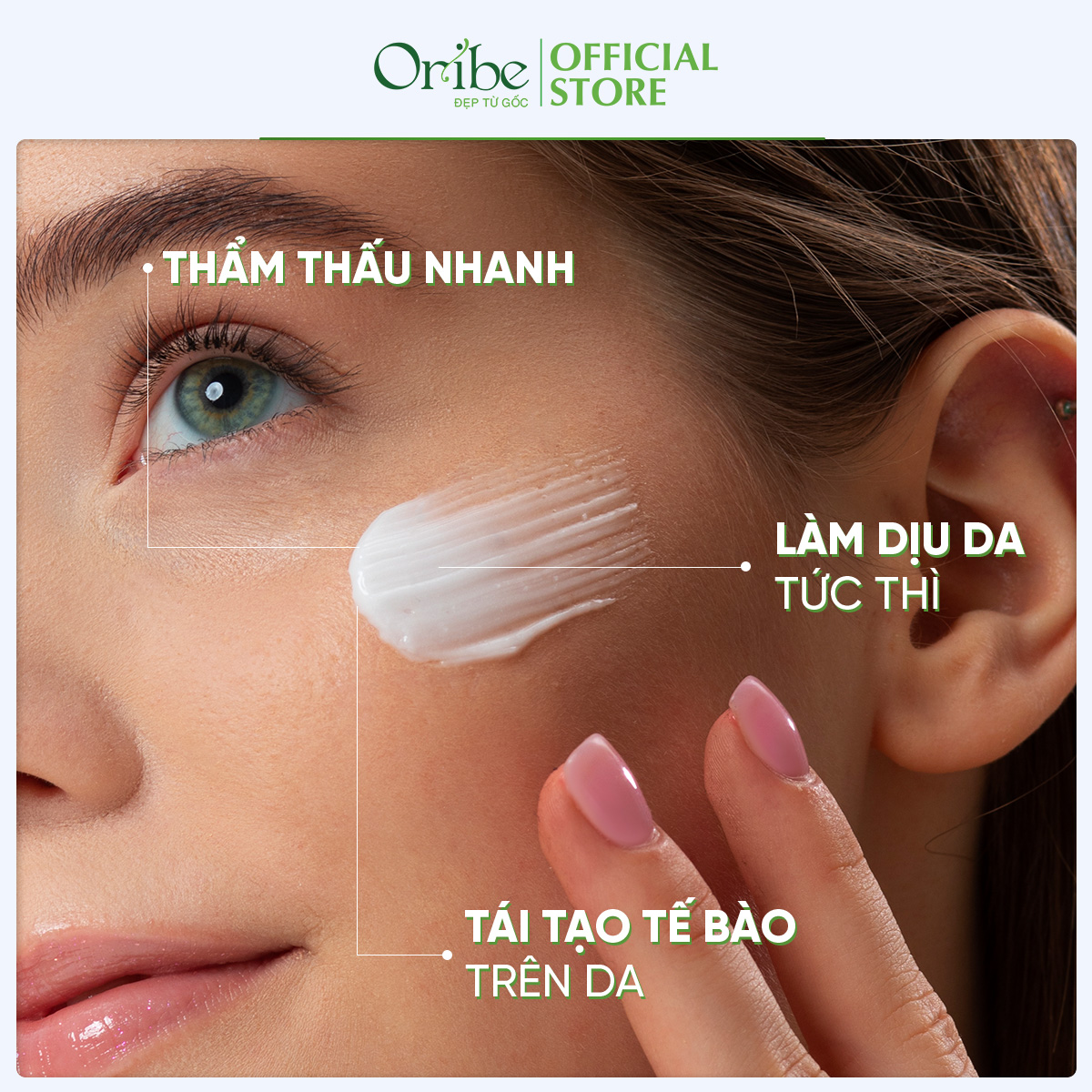 Kem Dưỡng Trắng Da Mặt Oribe Dưỡng Ẩm Làm Mờ Thâm Nám Làm Mờ Tàn Nhang 30g