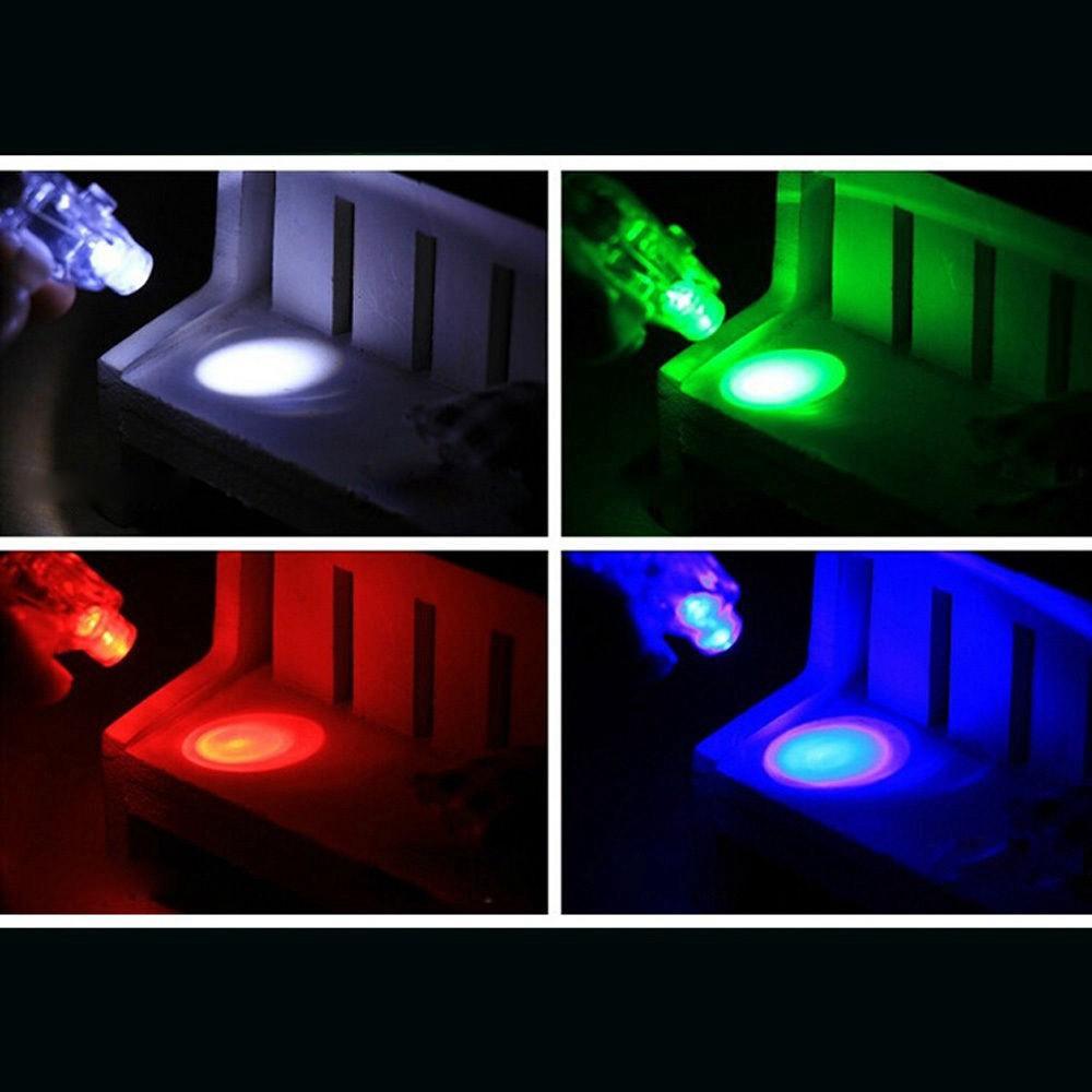 10 Ngón tay phát sáng Led Finger-10 cái vòng đèn LED laser phát sáng gắn trên ngón tay