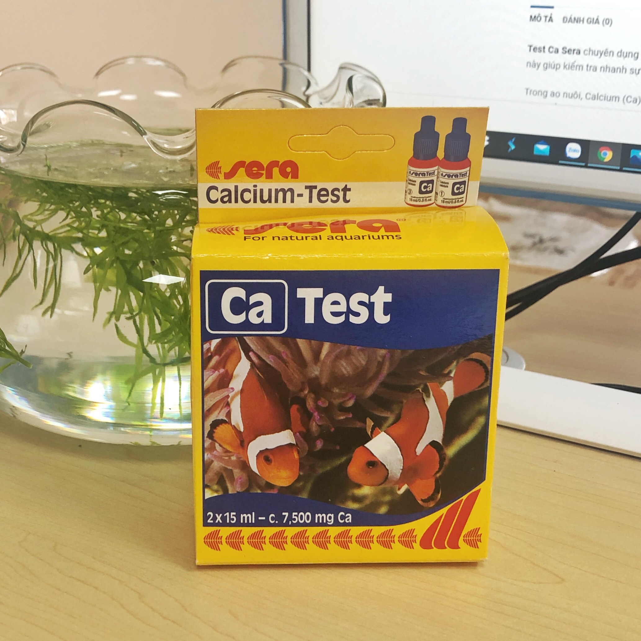 Test Ca Sera - Đức - Kiểm tra Calcium (Ca) trong môi trường nước