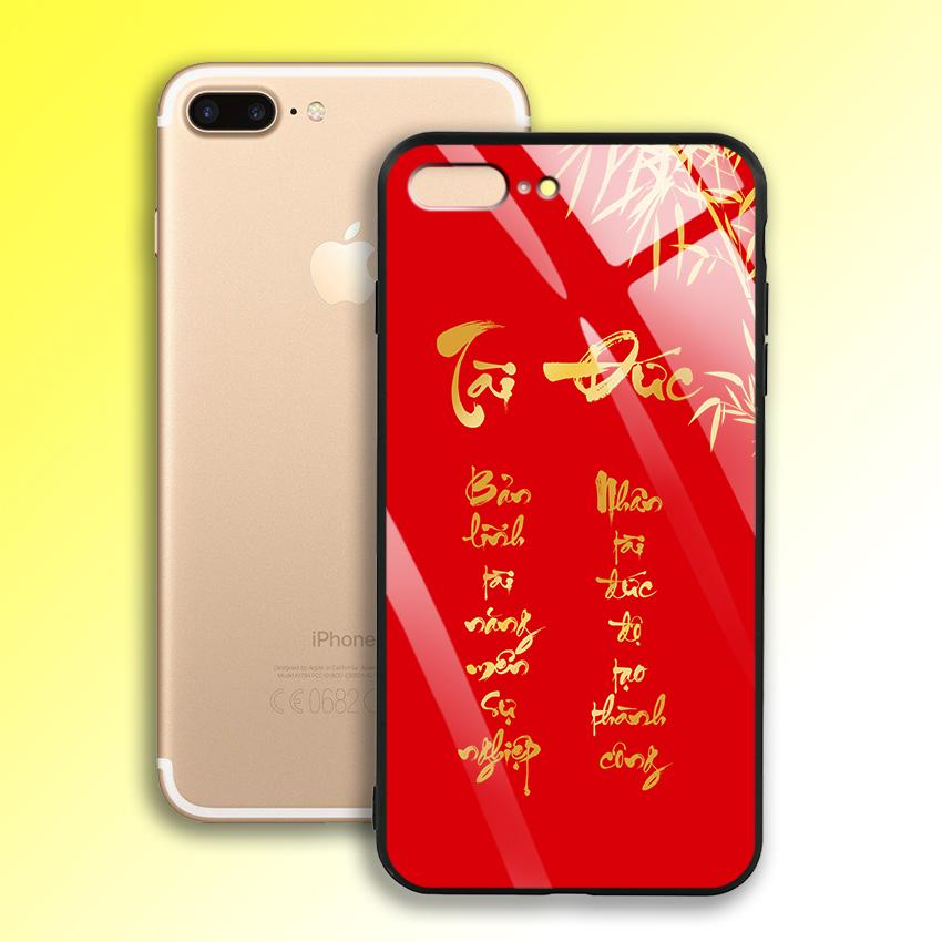 Ốp Lưng Họa Tiết Màu Vàng Ánh Kim cho điện thoại Iphone 7 Plus / 8 Plus - 03004 8000 TAIDUC02 - Tài Đức - Hàng Chính Hãng