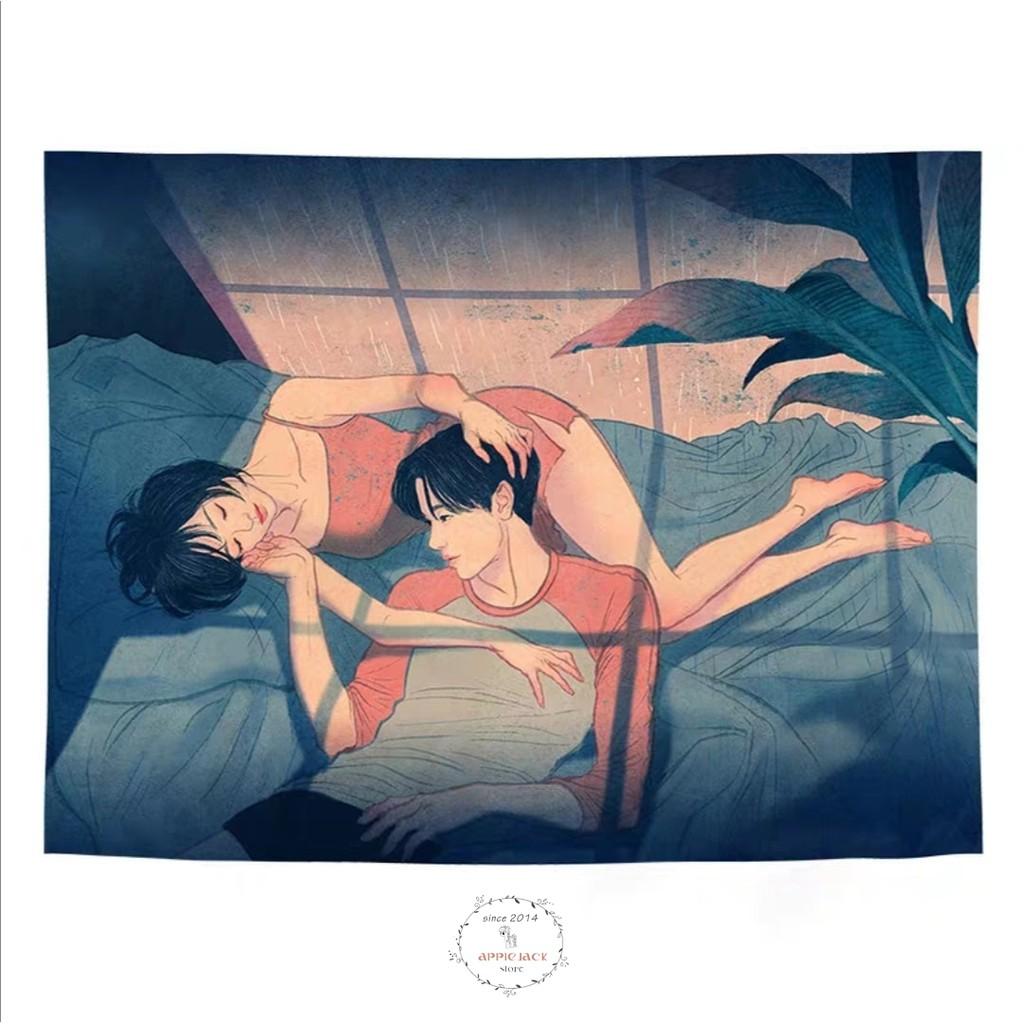 Tranh vải cặp đôi nhiều mẫu CHILL -