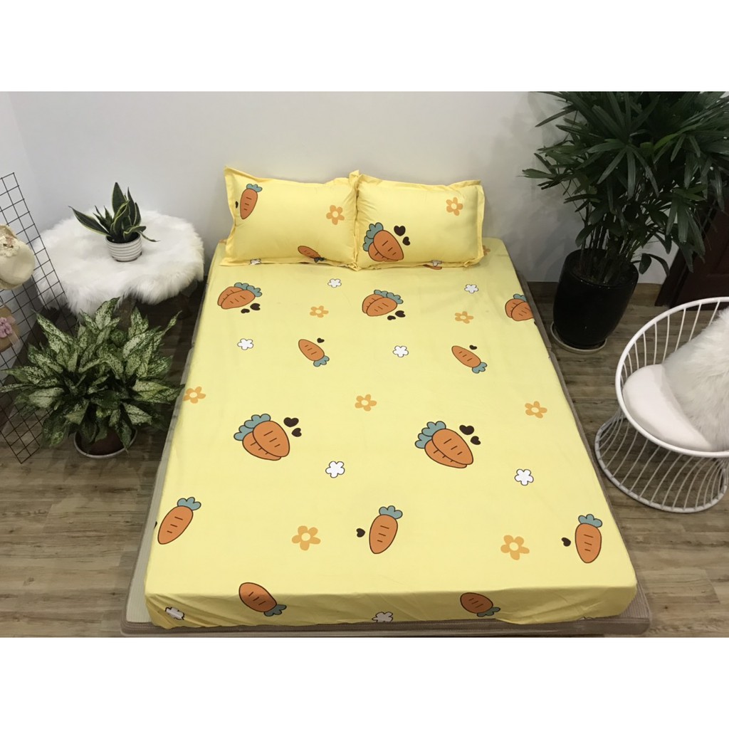 Ga Chống Thấm Cotton Hàn Quốc ( không có gối ), chất liệu Cotton không xột xoạt, không bí nóng, an toàn cho da trẻ nhỏ