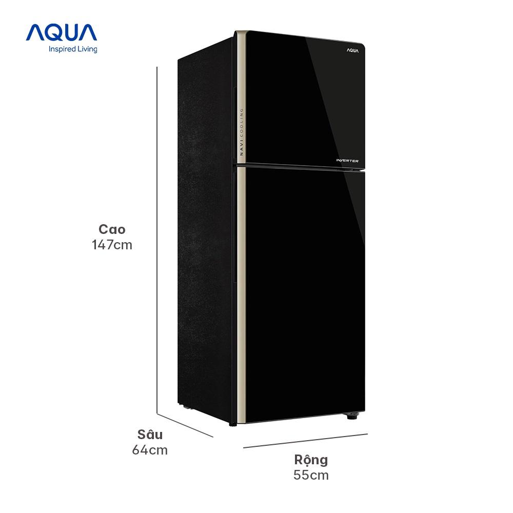 Tủ lạnh ngăn đông trên Aqua 235 Lít AQR-IG248EN(GB) - Hàng chính hãng - Giao hàng Toàn Quốc