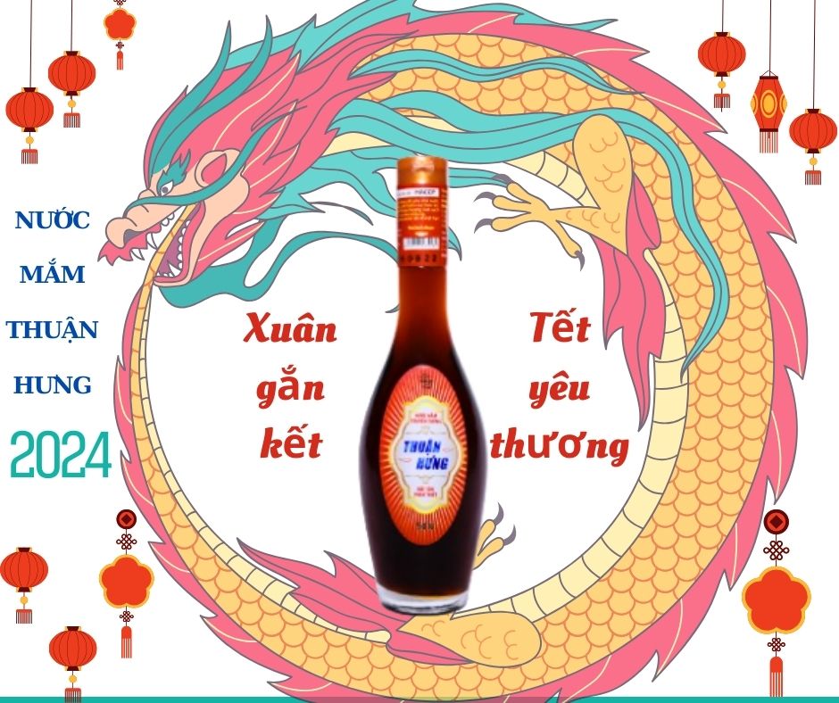 NƯỚC MẮM PHAN THIẾT CHAI THỦY TINH - THUẬN HƯNG 50 ĐỘ ĐẠM/1 THÙNG 20 CHAI 180ML