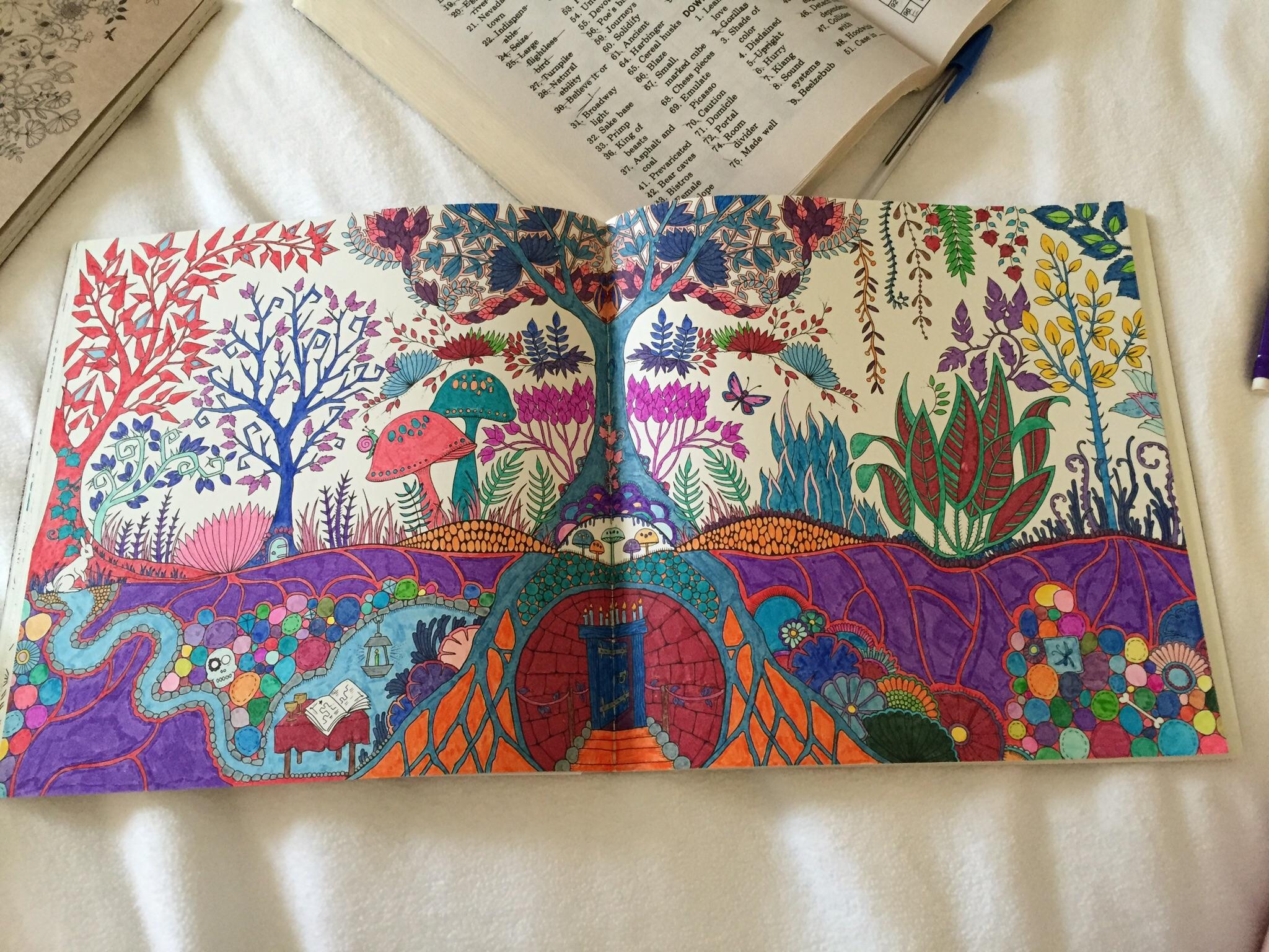 COLORING BOOK: Khu Vườn Bí Mật - Hành Trình Tìm Đến An Nhiên Và Hạnh Phúc