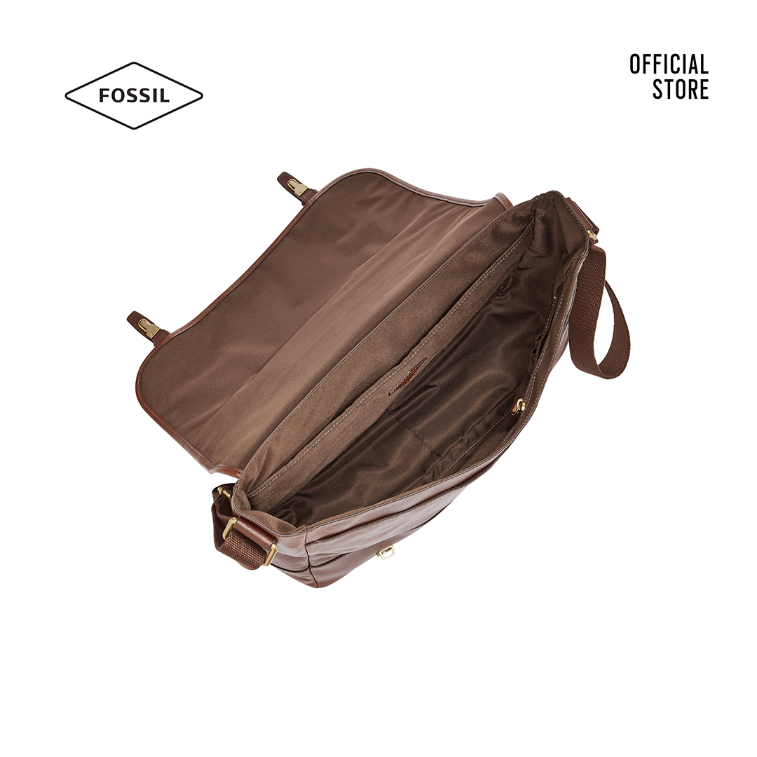 Túi đeo chéo nam Fossil Evan Messenger Bag SBG1161200 - màu nâu