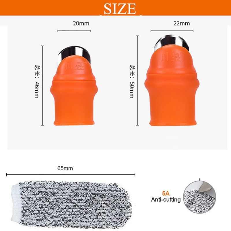 Bộ Dao Ngón Tay Cái Bằng Silicon An Toàn Khi Cắt Rau