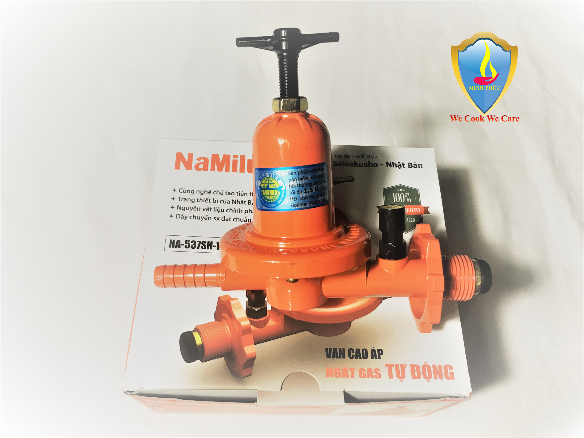 Bộ van CAO ÁP ngắt gas tự động NA-537SH-VN - HÀNG CHÍNH HÃNG NAMILUX (MP)