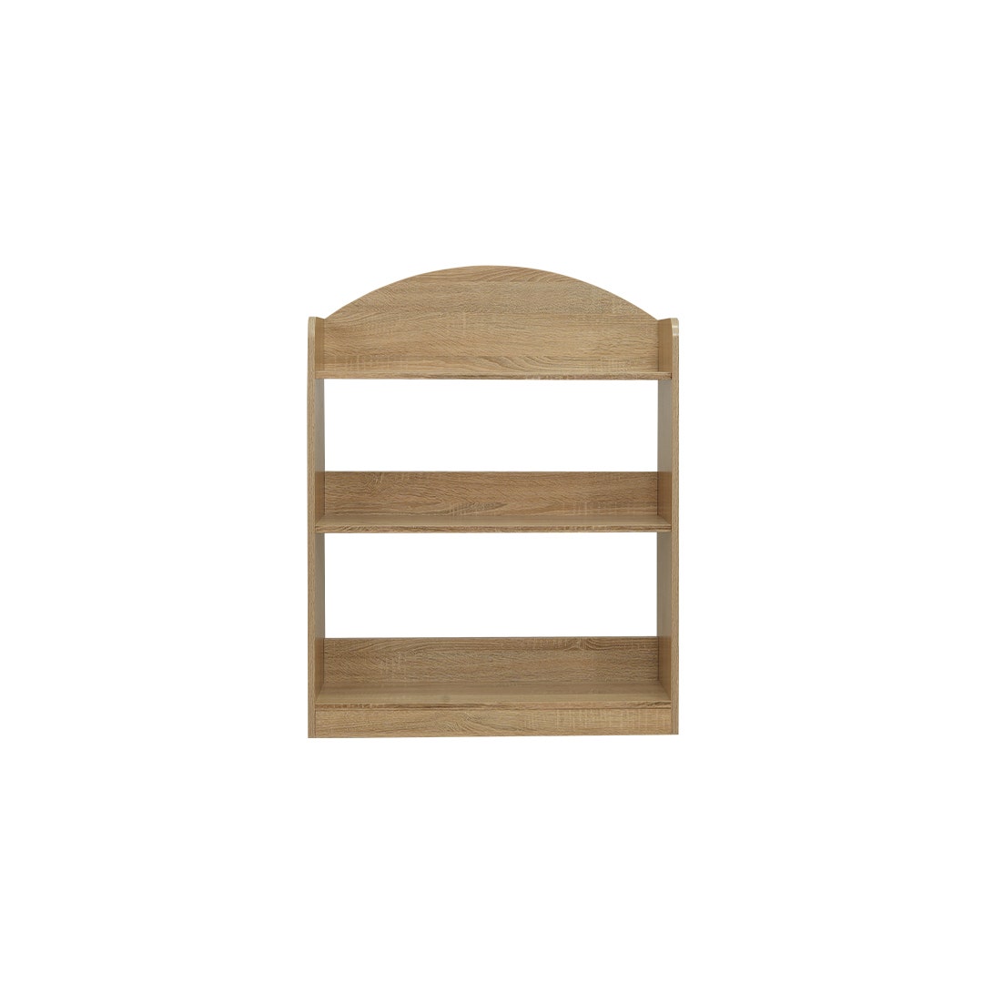 SB Furniture, Looms, RABBIE Storage Shelf, Solid Oak Color, W80xD30xH103