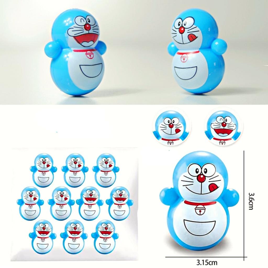 Đồ chơi lật đật mini dễ thương cho bé chủ đề doraemon squid game pikachu mèo kitty siêu nhân nhà du hành