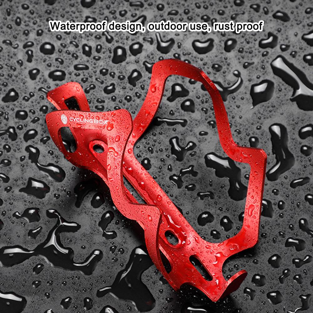 CYCLINGBOX Bike Water Bottle Cage Bicycle Bottle Holder Aluminum Alloy Water Bottle Mount for Mountain Bike Road Bike