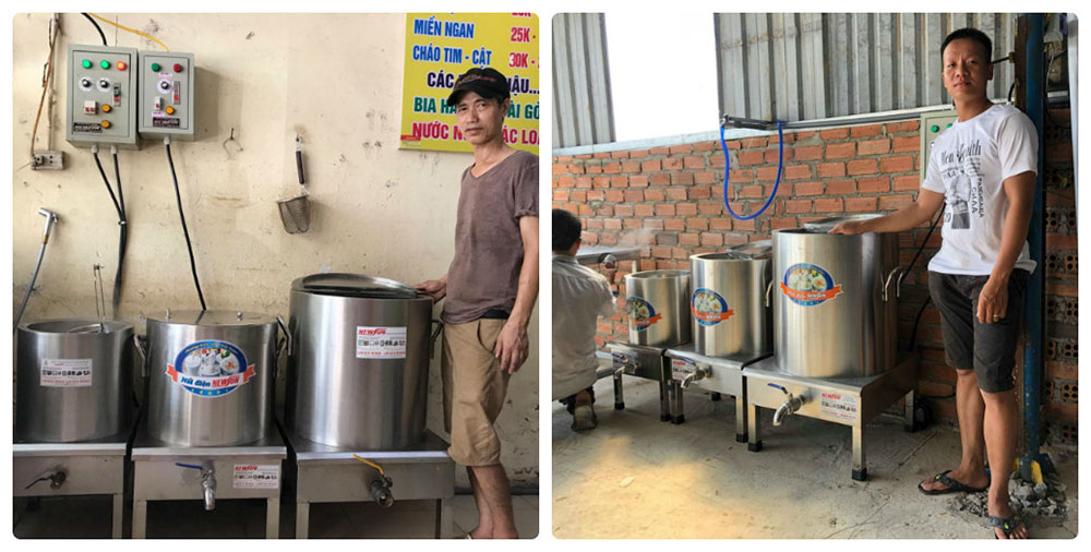 Nồi Nấu Phở Tủ Điện Rời Công Nghiệp NEWSUN - Hàng Chính Hãng
