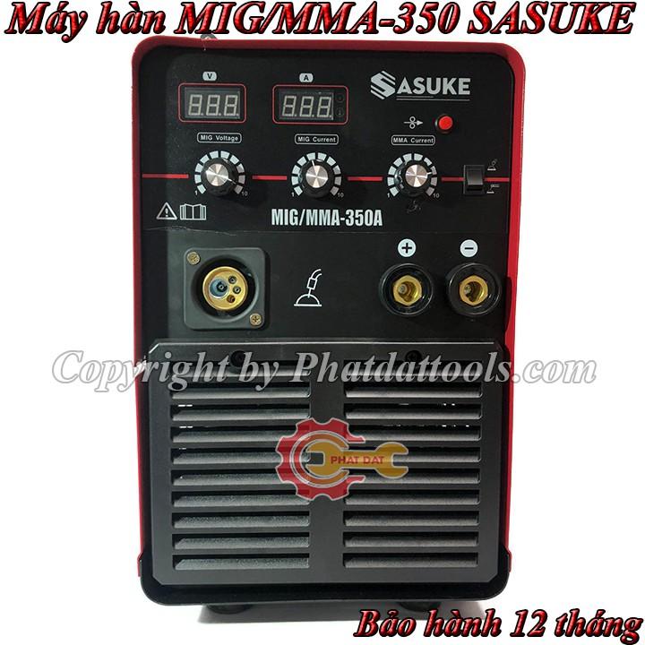 Máy hàn MIG/MMA-350A SASUKE-Máy hàn cỡ lớn dùng cuộn 15kg-2 chức năng-Công nghệ Nhật Bản-Bảo hành 12 tháng