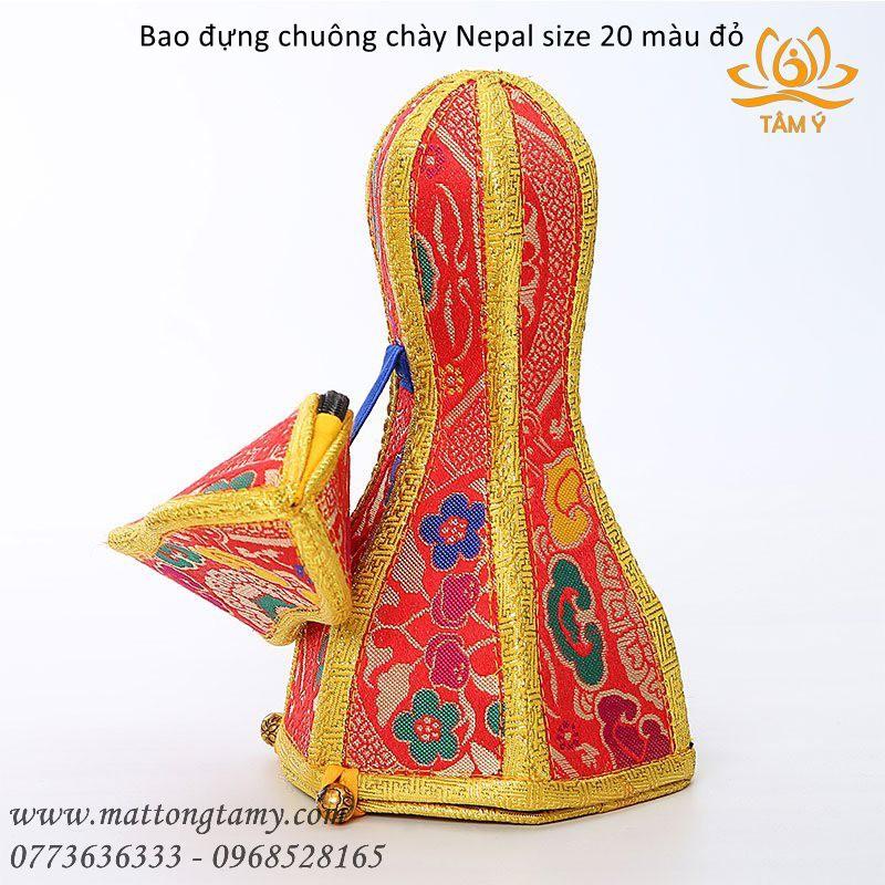 Bộ vỏ bao đựng chuông chày kim cang thủ công Nepal