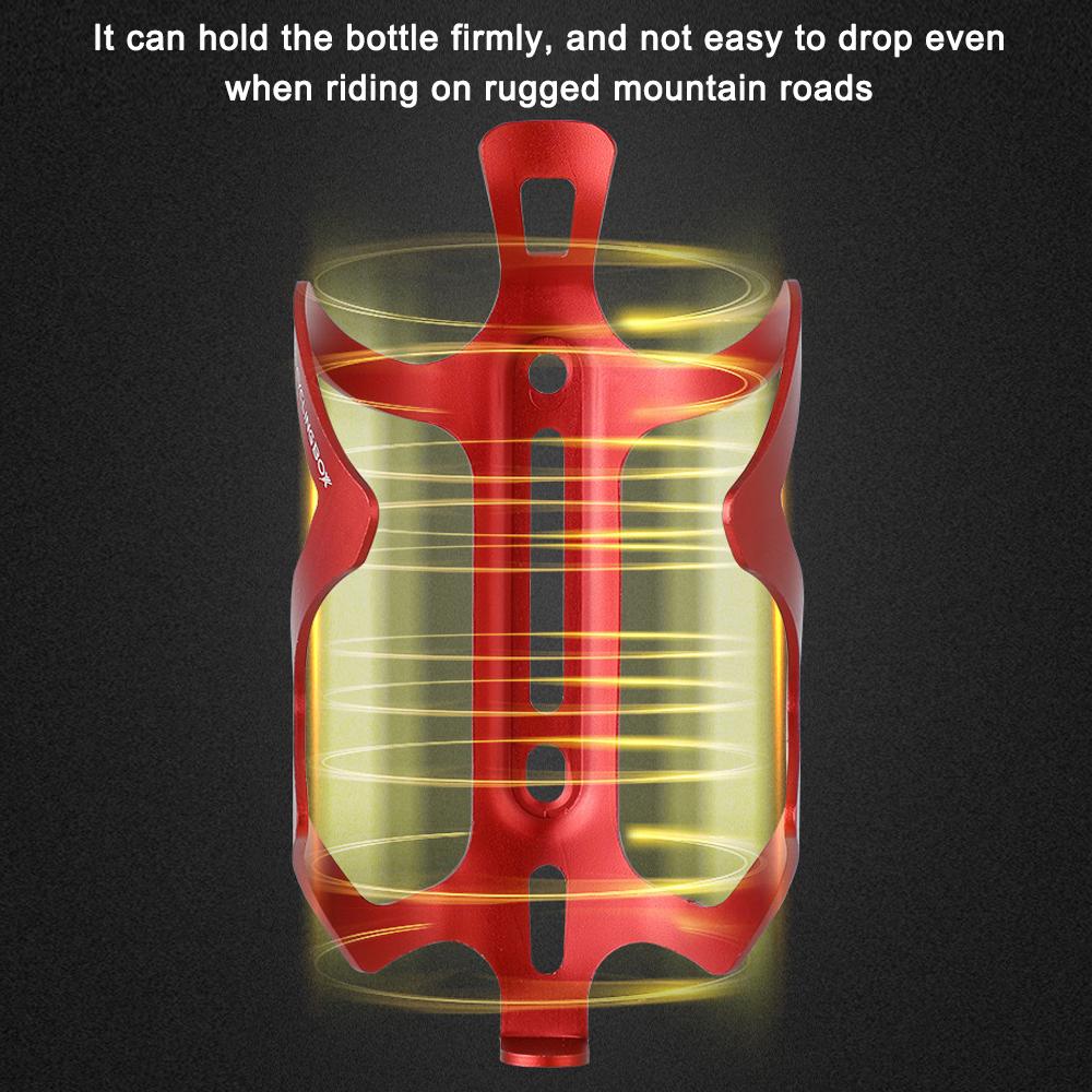 CYCLINGBOX Bike Water Bottle Cage Bicycle Bottle Holder Aluminum Alloy Water Bottle Mount for Mountain Bike Road Bike