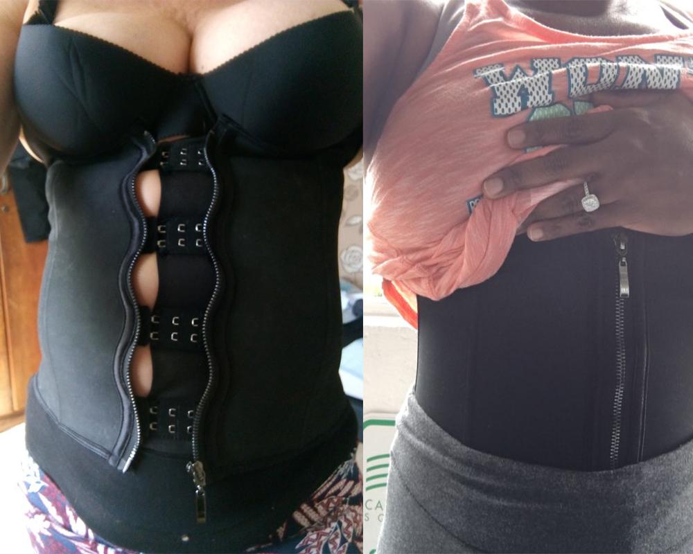 Áo Tập Toàn Thân Cao Su Eo Huấn Luyện Dây Kéo Underbust Thon Gọn Bụng Eo Cincher Giảm Béo Quần Đùi Shaper Đai Định Hình Phụ Nữ Hoa Kỳ
