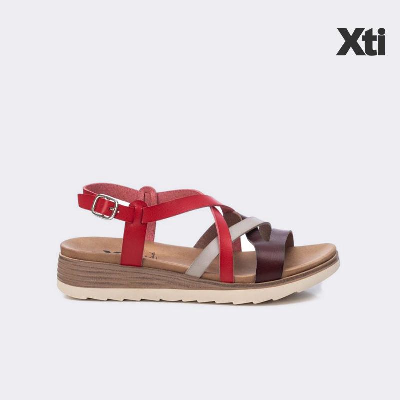 Giày Sandal Nữ XTI Red Pu Ladies Sandal