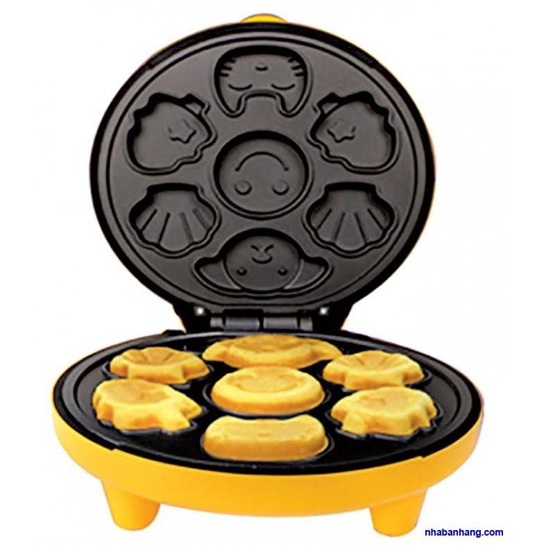 Máy nướng bánh Máy làm bánh 7 khuôn hình thú Magic Bulet công suất lớn 1000W dễ dàng làm bánh tại- Tặng đánh trứng nhà