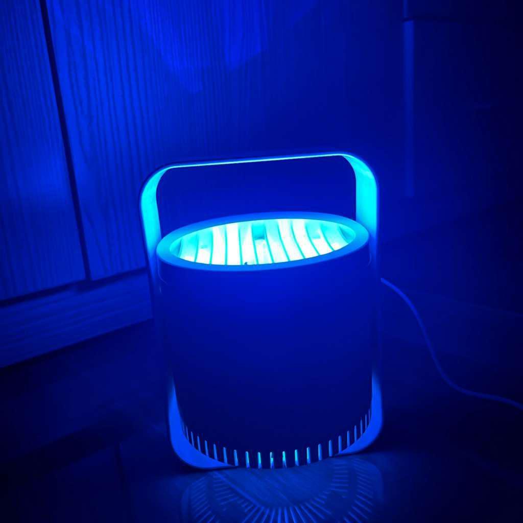 Đèn Bắt Muỗi, Bắt Côn Trùng Mosquito Killer Lamp Xoay 360 Cao Cấp, Đèn Bắt Muỗi Cảm Ứng Ánh Sáng, Quạt Hút Cực Siêu Mạnh