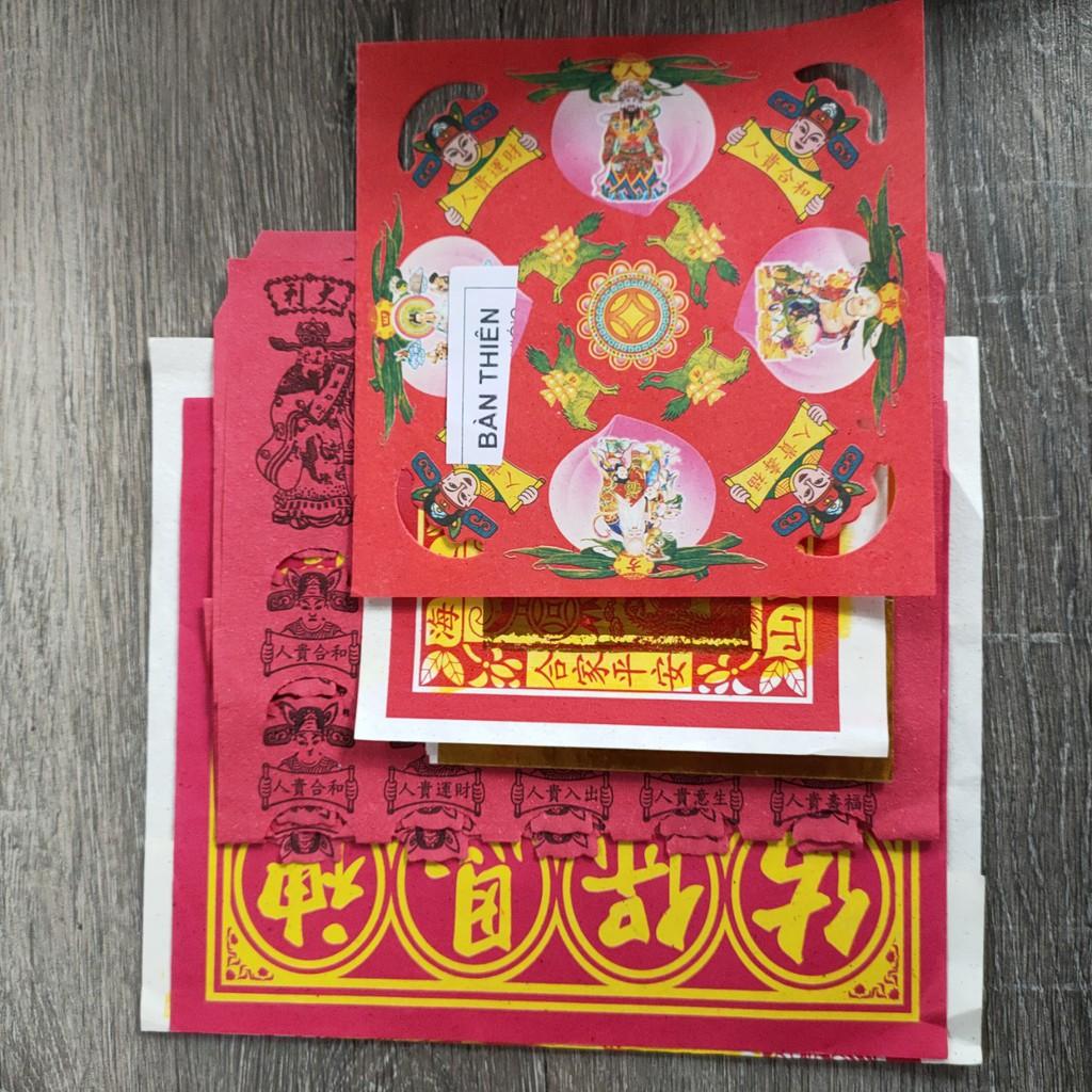 Giấy cúng ngoài trời mùng 9 Ngọc Hoàng