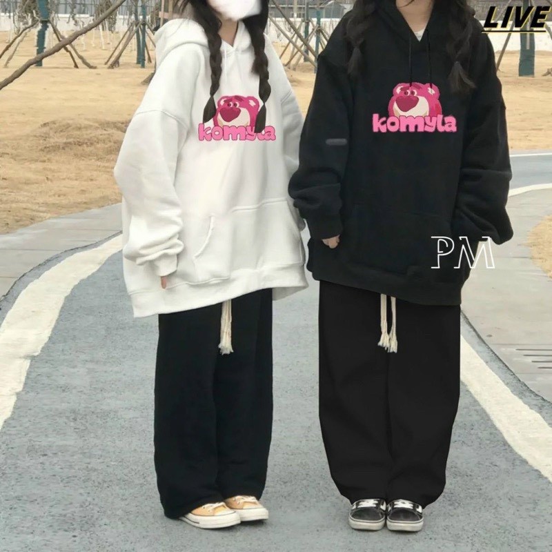 ÁO HOODIE - ÁO KHOÁC NỈ NGOẠI Dây full zip HOOIDE MỚI in KOMY.LA