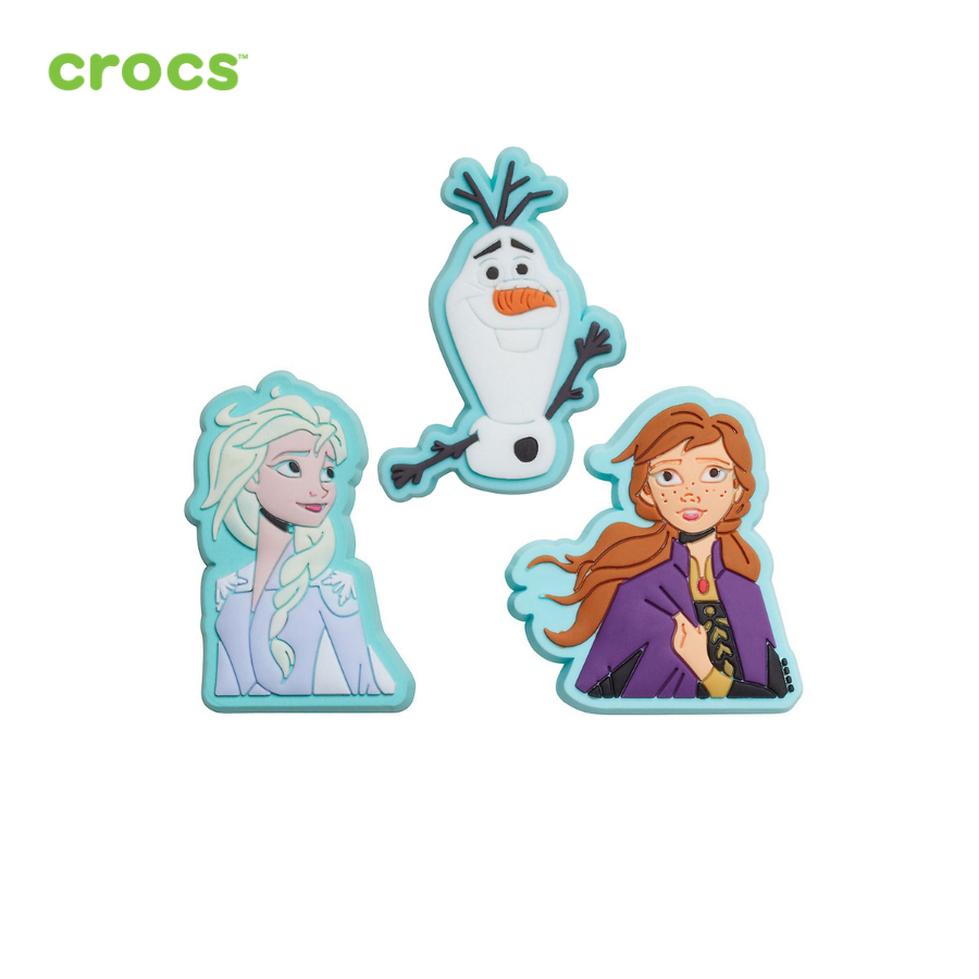 Huy hiệu jibbitz unisex Crocs Disney Frozen Ii - 10007698 (3 pcs